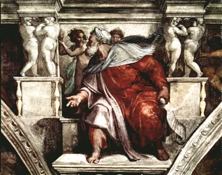Sistine Chapel Ceiling: The Prophet Ezekiel
